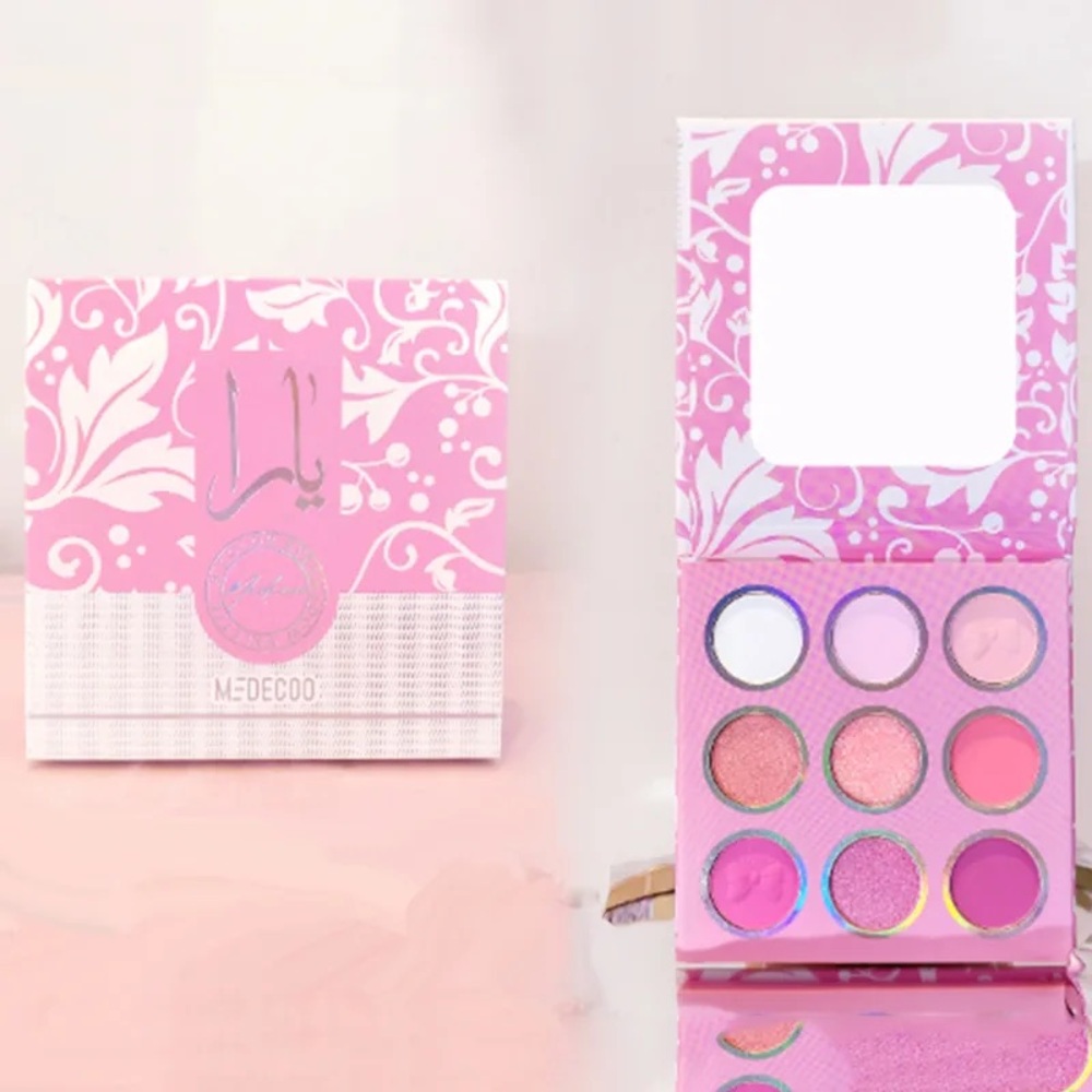 MEDECOO Pink and Purple Eyeshadow Palette